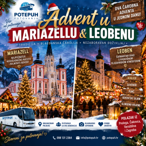 🕯️MARIAZELL & LEOBEN 🎀- Najveći adventski vijenac u Europi! 🎄